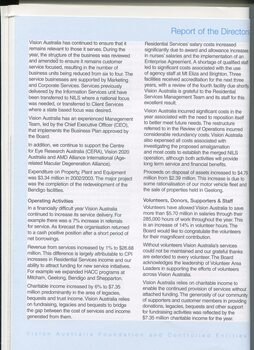 Directors report covering activities over the year