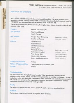Report of the directors and review of operations