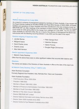 Report of the directors and review of operations