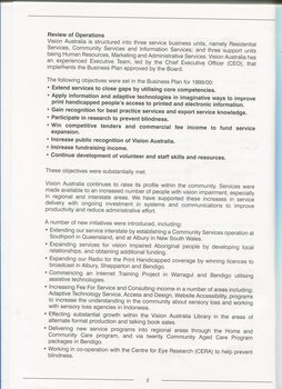Directors report, activities and review of operations