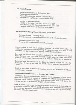 Directors report, activities and review of operations