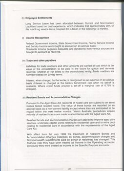 Notes to and forming part of the accounts