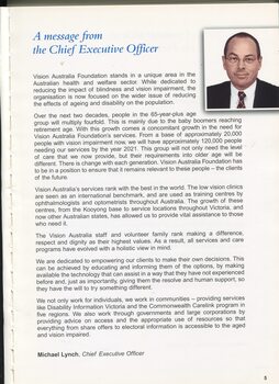 Message from Chief Executive Officer Michael Lynch