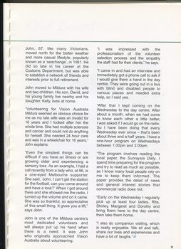 Profile of volunteer John Williams in Mildura
