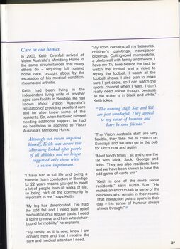 Profile of residential client Keith Grenfell amongst Pies memorabilia