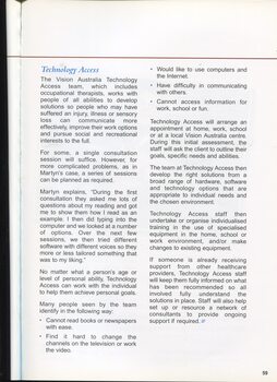 Overview of technology access services at VAF