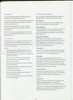 Our Vision, Our Mission and Challenge and Change