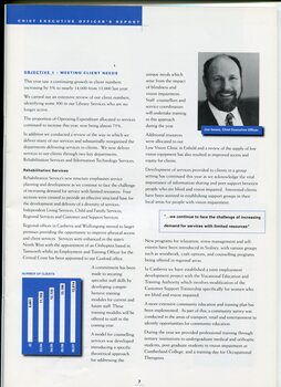 CEO's report on yearly activities and achievements