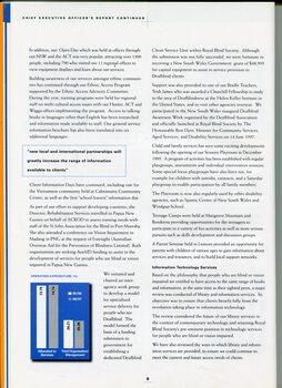 CEO's report on yearly activities and achievements