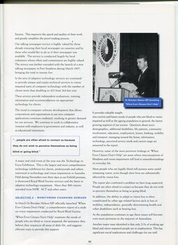 CEO's report on yearly activities and achievements