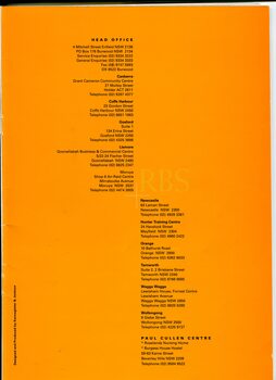 List of offices, street address and contact phone numbers