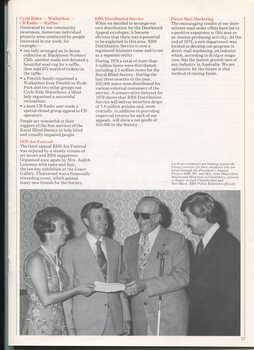 Review of operations for public relations and support