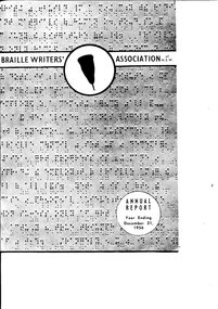 Front cover image of Braille with stylus in silhouette