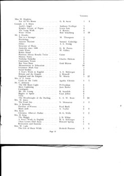 List of books transcribed for the year