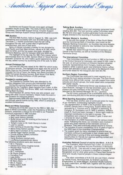 Information on Auxiliaries and Supporter Groups