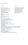 Summary of topics mentioned during interview