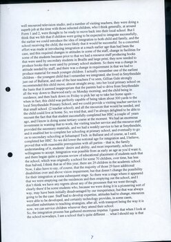 Transcription of interview with educator Peter Evans