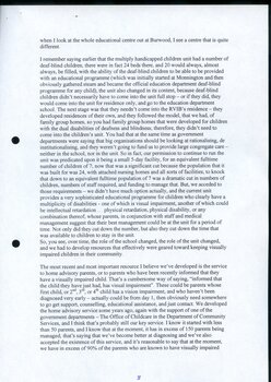 Transcription of interview with educator Peter Evans
