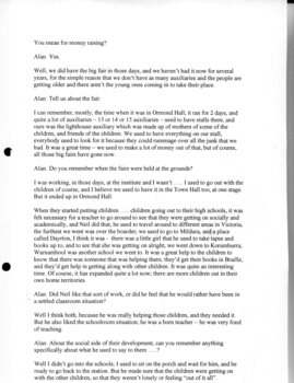 Transcription of interview with Trudi Westh