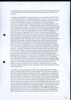 Transcription of audio interview with Ian Cooper