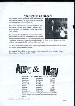 Digital version of Out and About newsletter