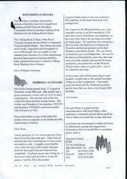 Digital version of Out and About newsletter