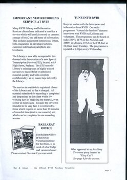 Digital version of Out and About newsletter
