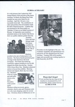 Digital version of Out and About newsletter
