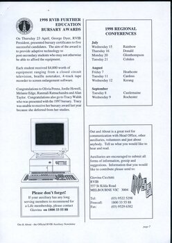 Digital version of Out and About newsletter