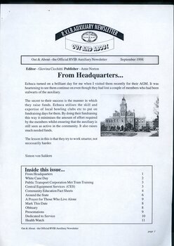 Digital version of Out and About newsletter