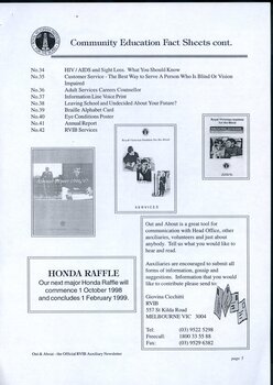 Digital version of Out and About newsletter