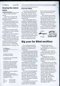 Digital version of Out and About newsletter