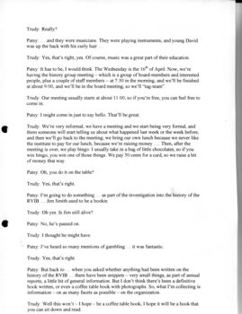 Transcription of interview with Trudi Westh
