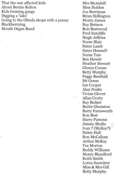 Transcript of 50 Year Reunion of Olinda guests
