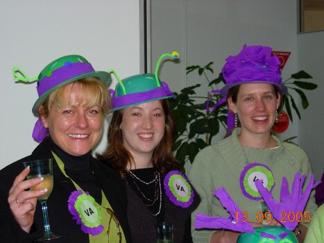 Boronia staff members at brand launch party
