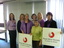 Staff at branch launch party for Vision Australia