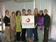 Staff at branch launch party for Vision Australia