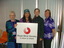Staff at branch launch party for Vision Australia