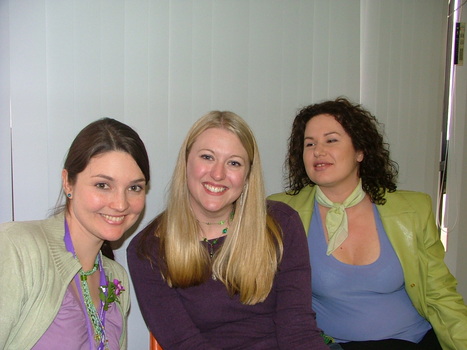 Staff at branch launch party for Vision Australia