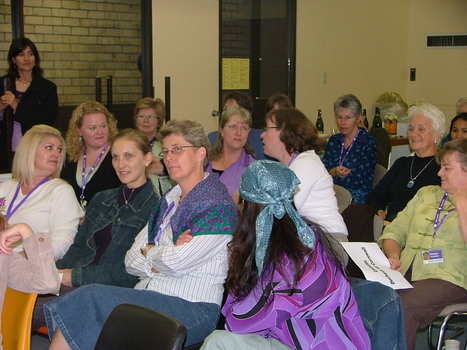 Staff at branch launch party for Vision Australia