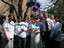 Staff at branch launch party for Vision Australia