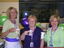 ?, Debbie O'Sullivan and Lyn Curtis in equipment shop on Branch Launch day.