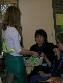 Staff at branch launch party for Vision Australia