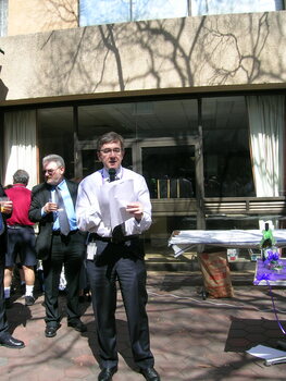 Staff at branch launch party for Vision Australia