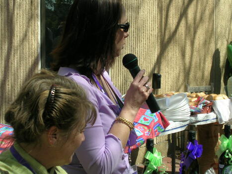 Staff at branch launch party for Vision Australia
