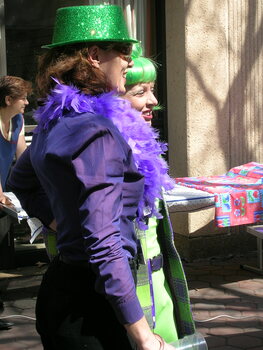 Staff at branch launch party for Vision Australia