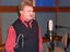 Nick Gleeson in the studios on brand launch day