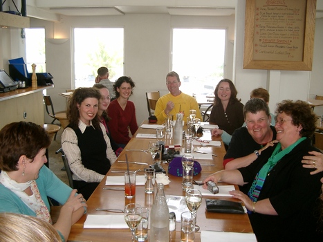 Staff at branch launch party for Vision Australia