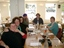 Staff at branch launch party for Vision Australia