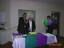 Brian Hardy and Daisy Stepnell with the cake